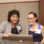 Dr. Jane Roberts and Jessica Escorcia